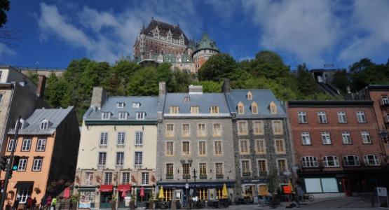 Chateau Frontenac from below